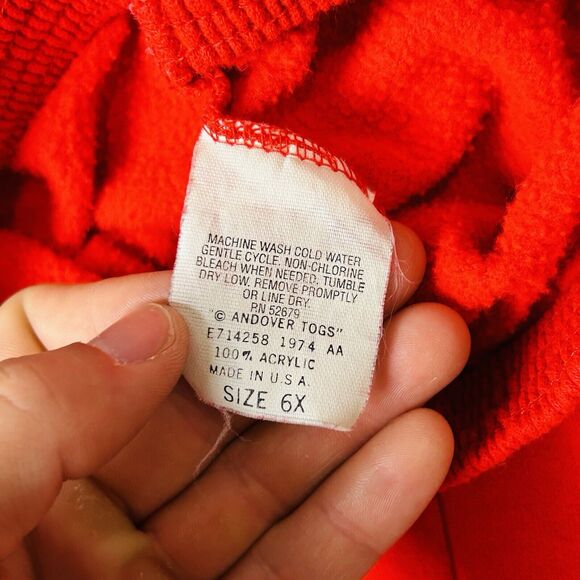 Vintage Andover Togs Dandee Int. 1995 Youth Christmas Sweater & Pants Sz 6X - Picture 7 of 12
